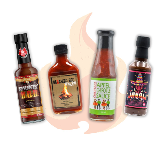 zestaw sosów do grillowania BBQ z chili Będzie piekło